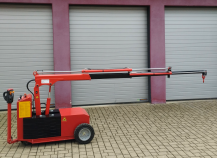 E-Kran 110 in Arbeitsposition